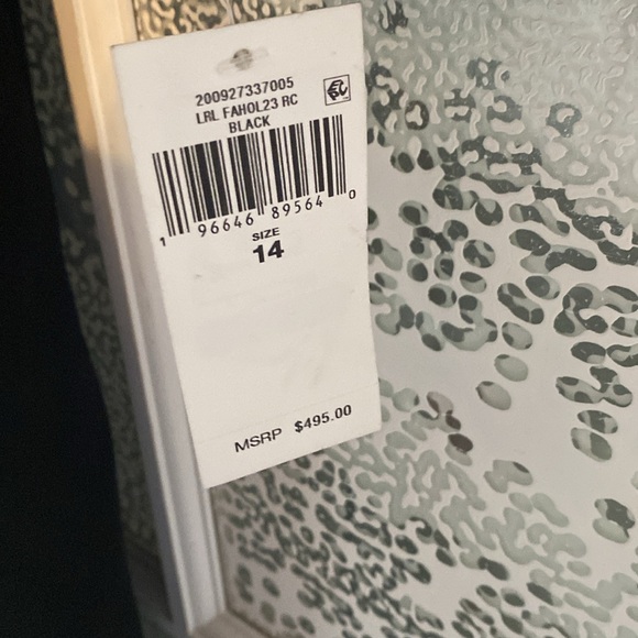 NWT Lauren Ralph Lauren Classic Black Coat $495 - Picture 7 of 11